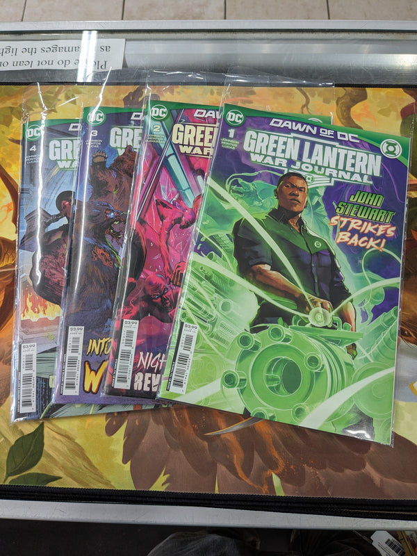 Green Lantern War Journal #1-4 Comic Bundle