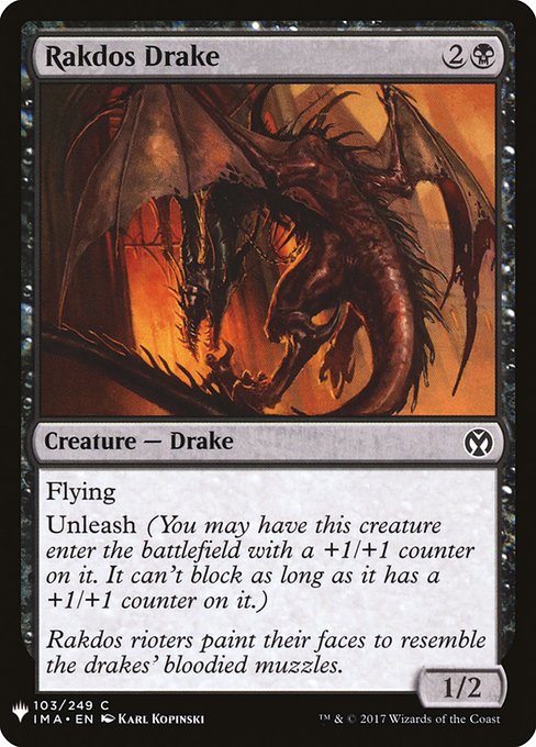 Rakdos Drake [Mystery Booster #0743] (IMA-C)