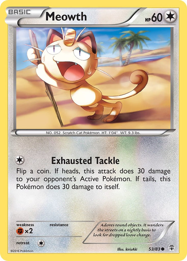 Meowth - 053/083 (GEN) Common - Near Mint