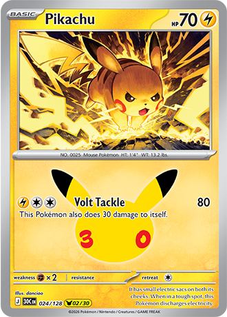Pikachu - 024/128 (30C) Pikachu Rare