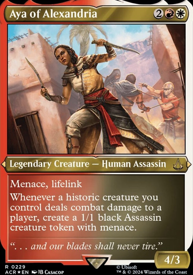 Aya of Alexandria [#0229 Etched Foil] (ACR-R)