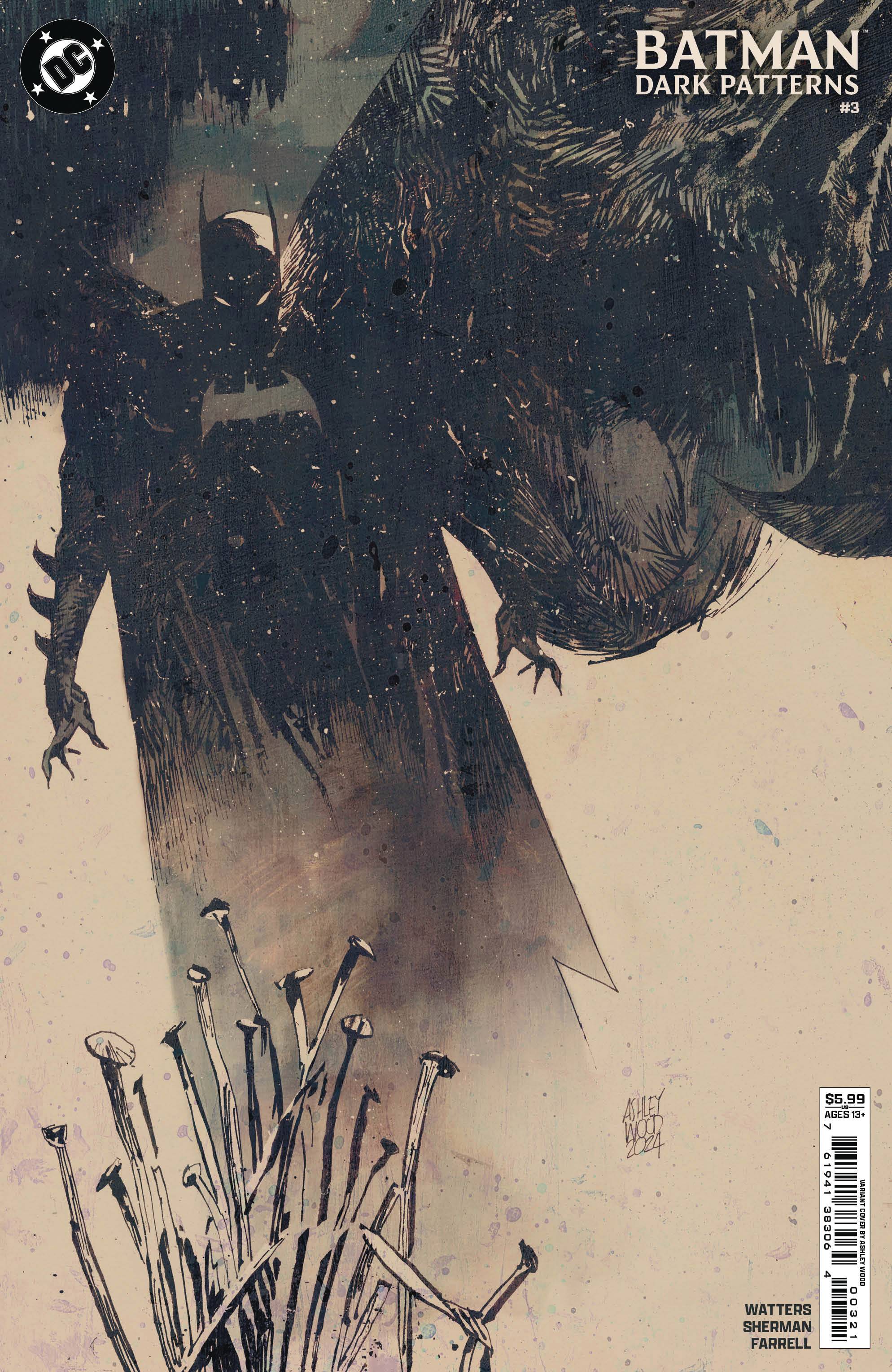 BATMAN DARK PATTERNS #3 (OF 12) CVR B ASHLEY WOOD CARD STOCK VAR