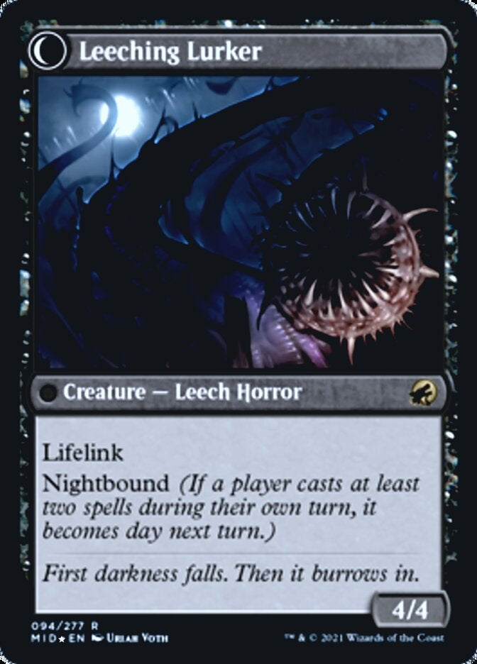 Curse of Leeches//Leeching Lurker (MID-R-PRE)