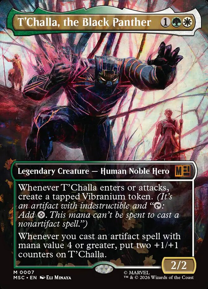 T'Challa, the Black Panther [ #0007 Borderless ] (MSC-M)