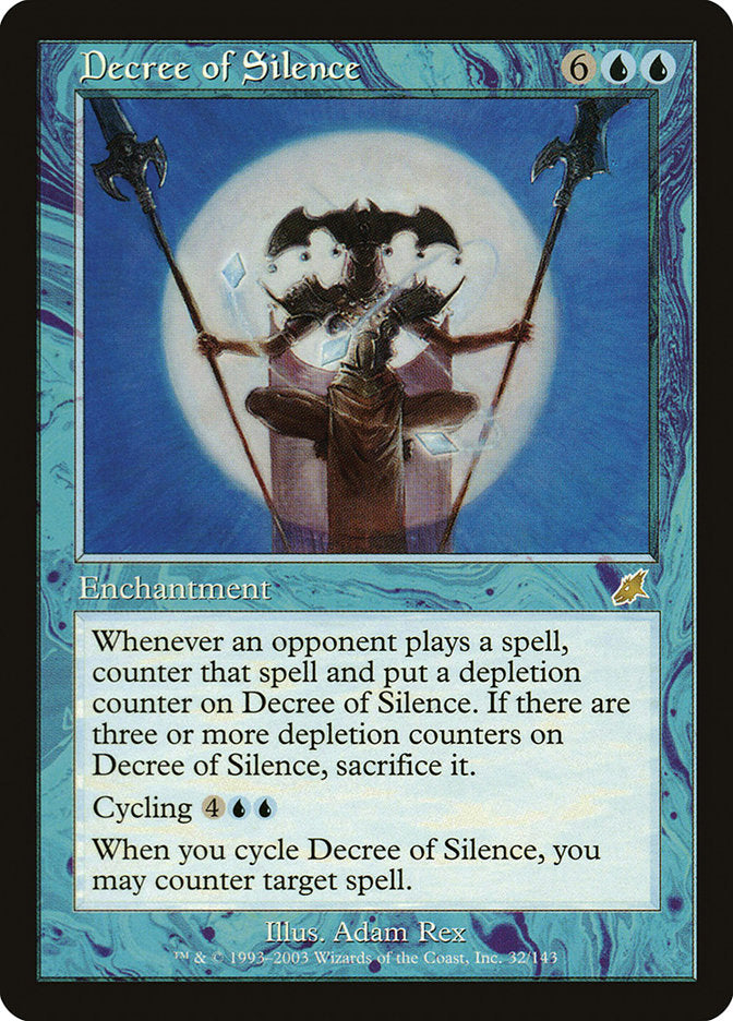 Decree of Silence (SCG-R) Moderate Play