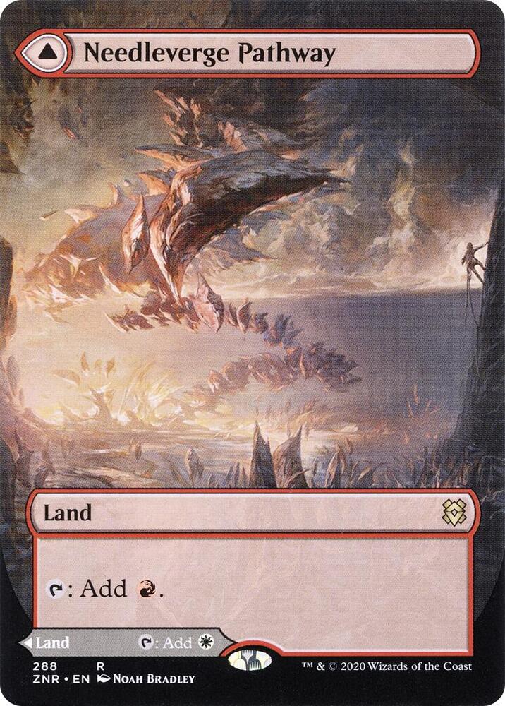 Needleverge Pathway // Pillarverge Pathway [#288 Alternate-Art Borderless] (ZNR-R)