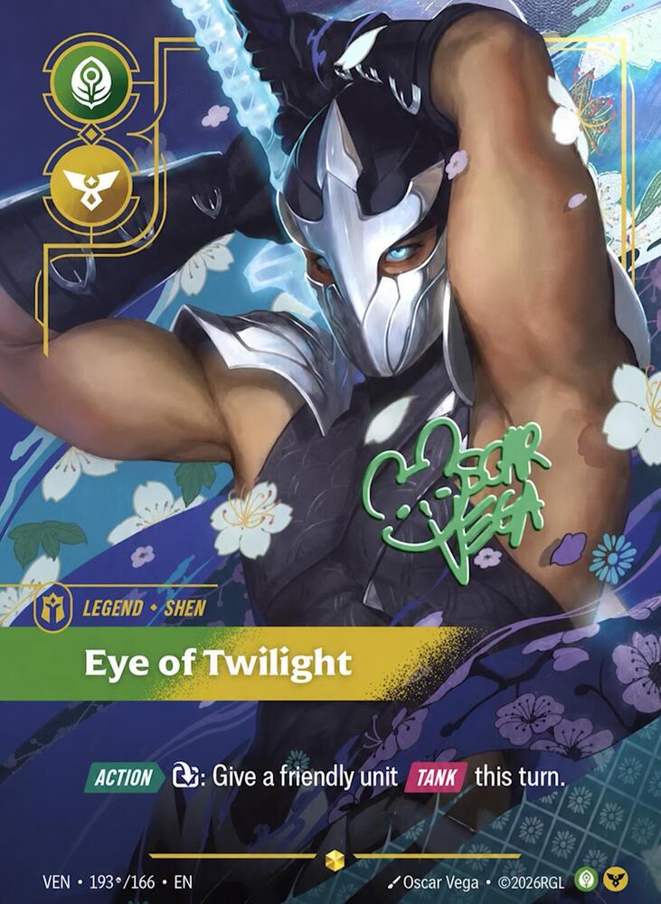 Shen, Eye of Twilight (Signature) - 193*/166 (VEN) Showcase