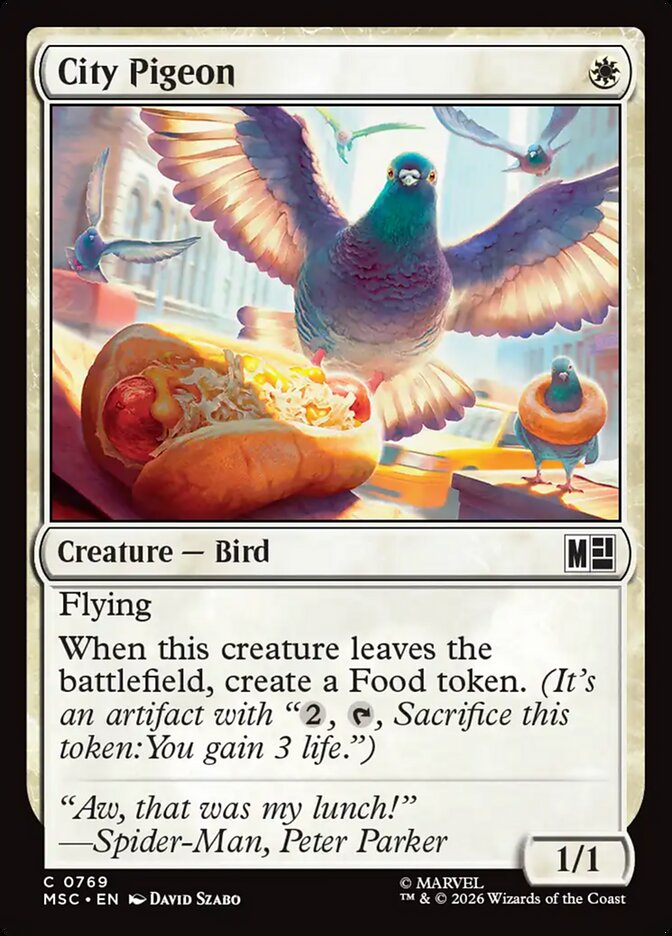 City Pigeon [ #0769 ] (MSC-C)