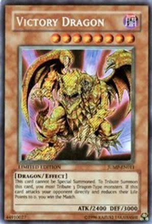 Victory Dragon (JUMP-EN011) Secret Rare - Limited Edition Light Played