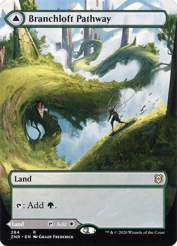 Branchloft Pathway // Boulderloft Pathway [#284 Alternate-Art Borderless] (ZNR-R)