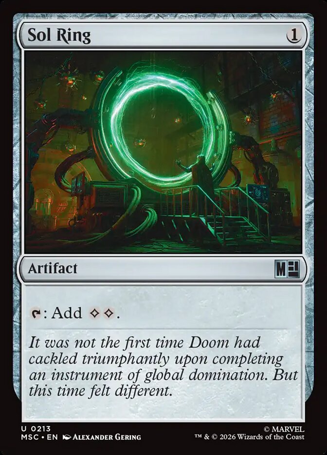 Sol Ring [ #0213 Surge Foil ] (MSC-U)