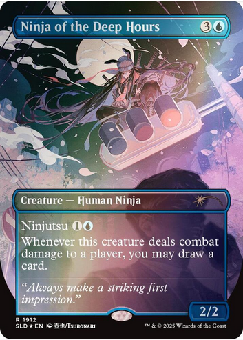 Ninja of the Deep Hours [ #1912 Rainbow Foil ] (SLD-M-FOIL)