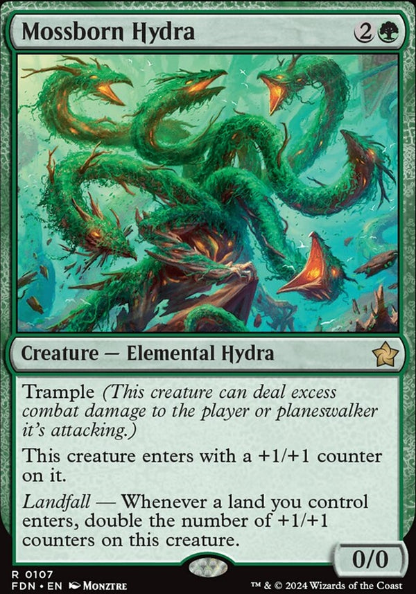 Mossborn Hydra [#0107] (FDN-R-FOIL)