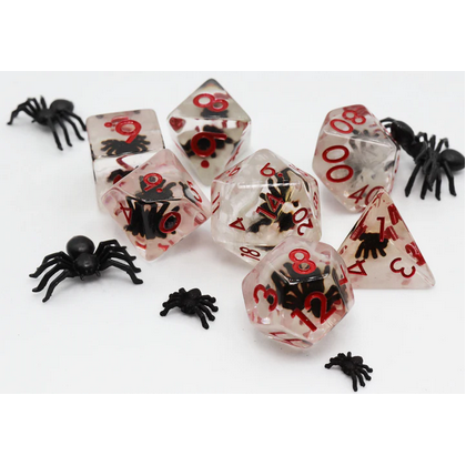 Black Widow RPG Dice Set