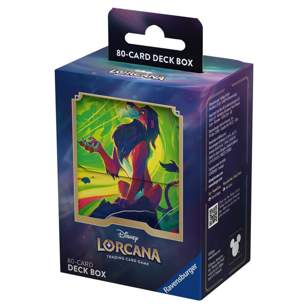 Lorcana TCG: Azurite Sea - Deck Box: Scar (Release Date: 11.15.24) (Available online 11.25.24)