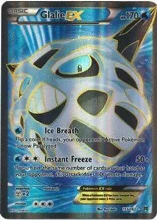 Glalie EX (155/162) Full Art