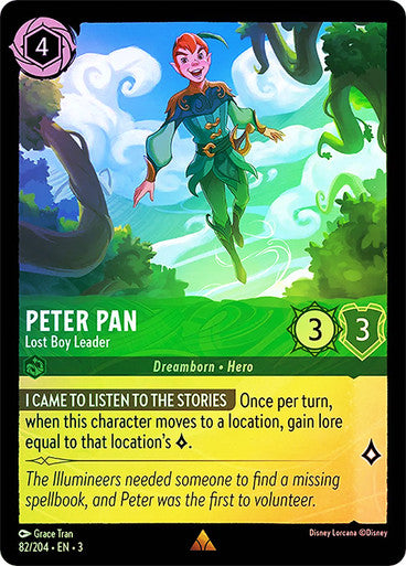 Peter Pan - Lost Boy Leader (Into the Inklands 082/204) Rare - Near Mint Cold Foil