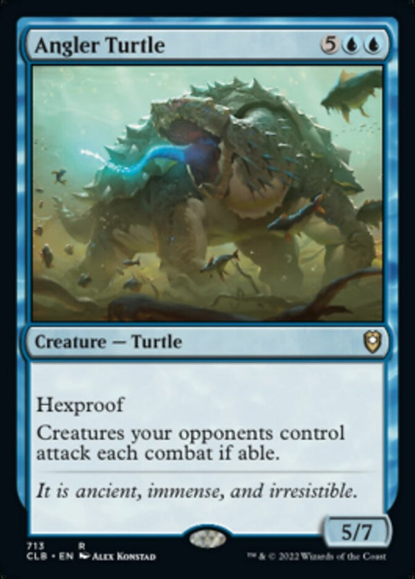 Angler Turtle [#713 Commander Decks] (CLB-R)