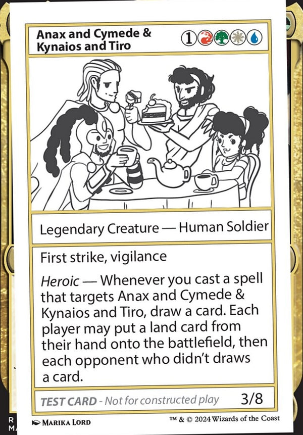 Anax and Cymede & Kynaios and Tiro [#0350 Playtest] (MB2-R)