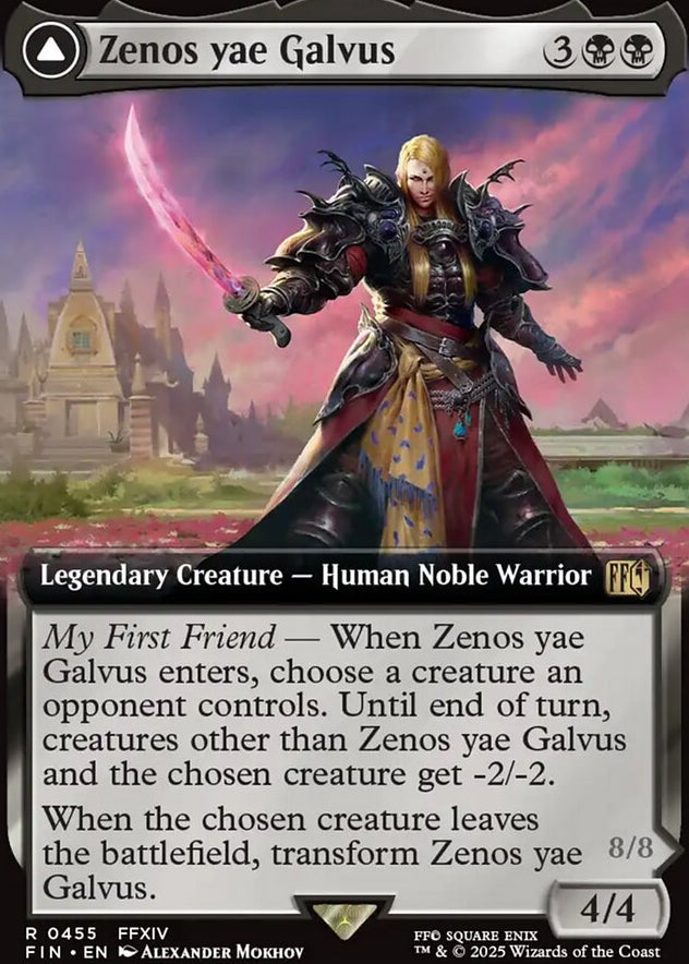 Zenos yae Galvus // Shinryu, Transcendent Rival [ #0455 Extended Art ] (FIN-R)