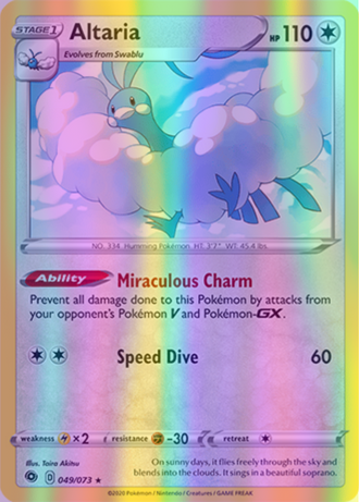 Altaria - 49/73 (CHP) Holo Rare - Near Mint Reverse Holofoil