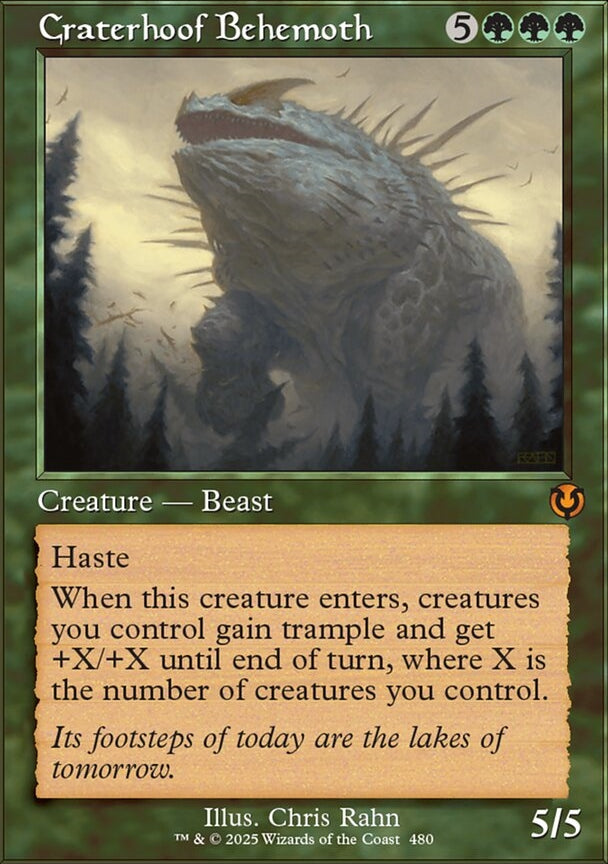 Craterhoof Behemoth [ #0480 Retro Frame ] (INR-M-FOIL)