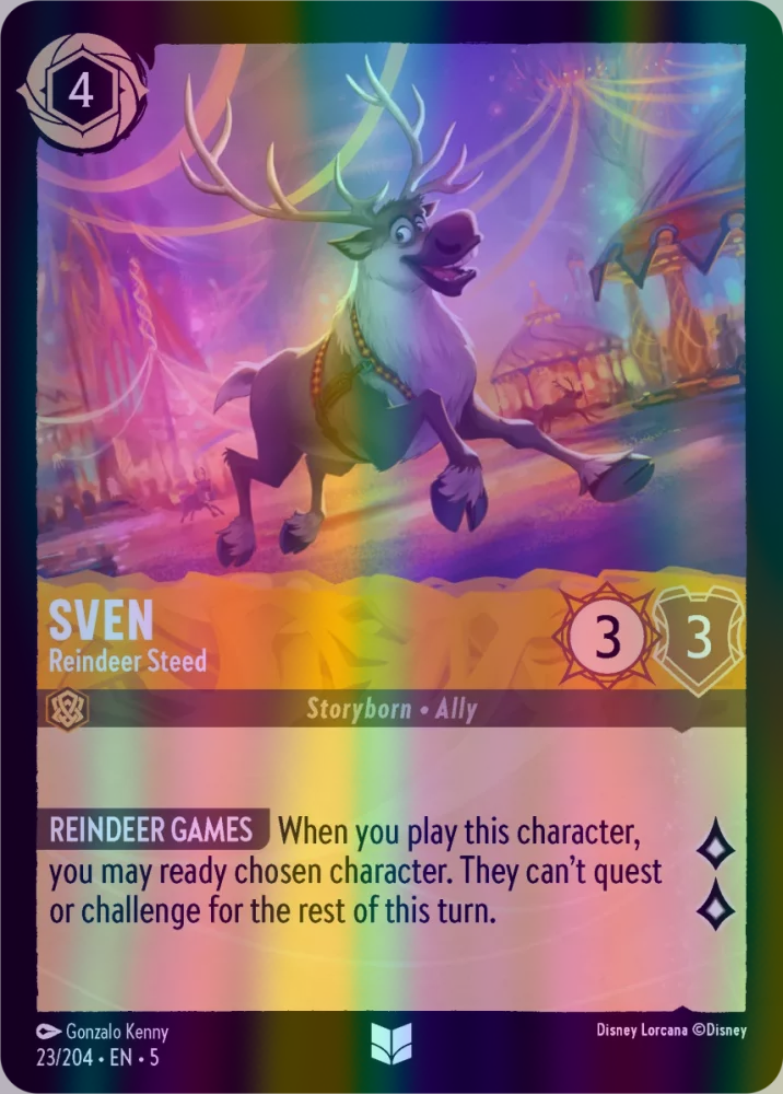 Sven - Reindeer Steed (Shimmering Skies 023/204) Uncommon - Near Mint Cold Foil