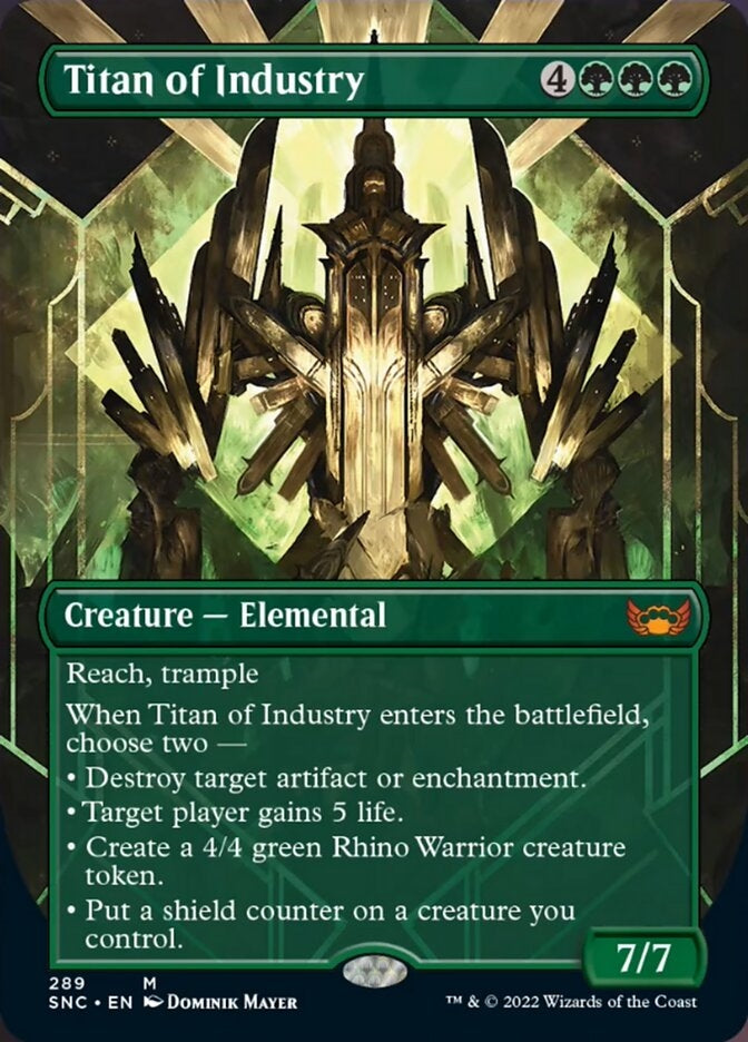 Titan of Industry [ #289 Alternate-Art Borderless ] (SNC-M)