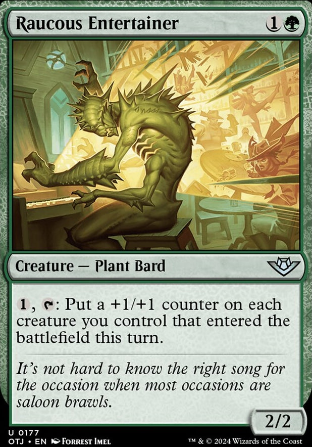 Raucous Entertainer [#0177] (OTJ-U)