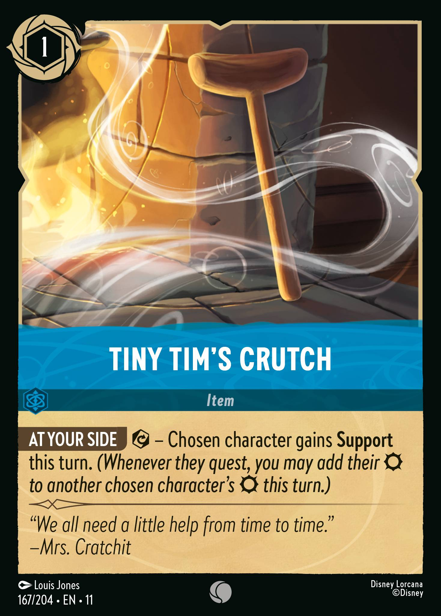 Tiny Tim's Crutch (167/204 - Winterspell)  Common