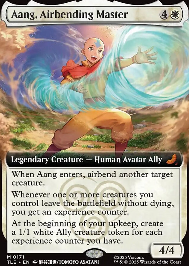 Aang, Airbending Master [ #0171 Extended Art ] (TLE-M)