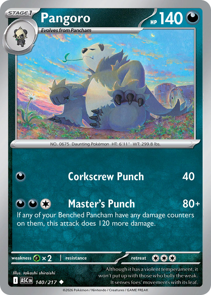 Pangoro - 140/217 (ASC) Uncommon