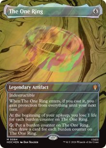 The One Ring [ #0084 Borderless Surge Foil ] (HOC-M)