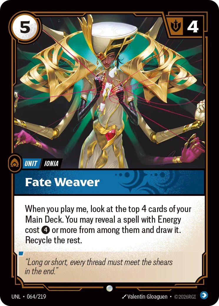 Fate Weaver - 064/219 (UNL)  Common