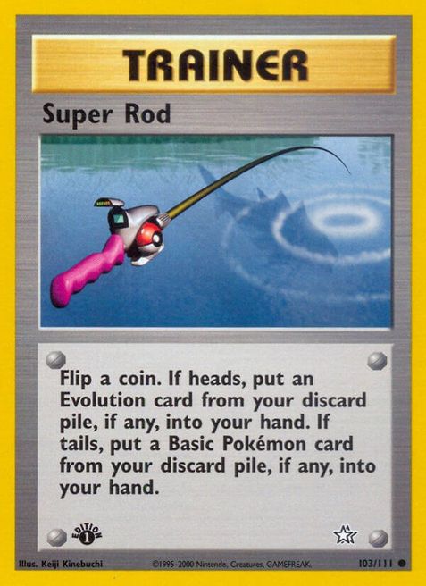 Super Rod (103/111) 1st Edition