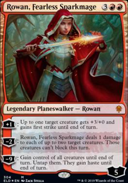 Rowan, Fearless Sparkmage [#304] (ELD-M-FOIL)