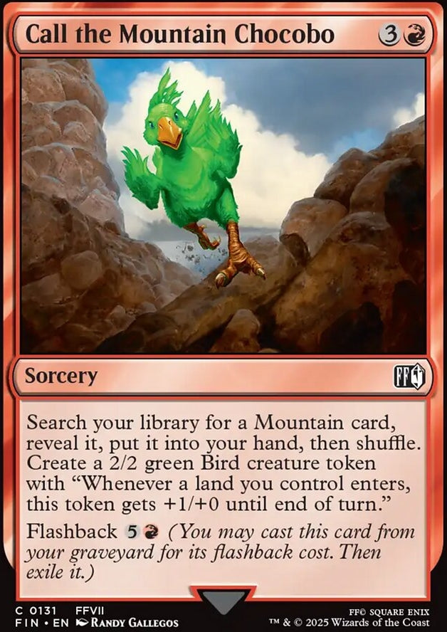 Call the Mountain Chocobo [ #0131 ] (FIN-C)