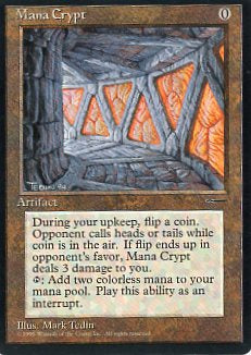 Mana Crypt (MBP-R) Light Play