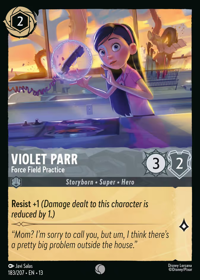 Violet Parr - Force Field Practice (183/204 - Attack of the Vine!) Common