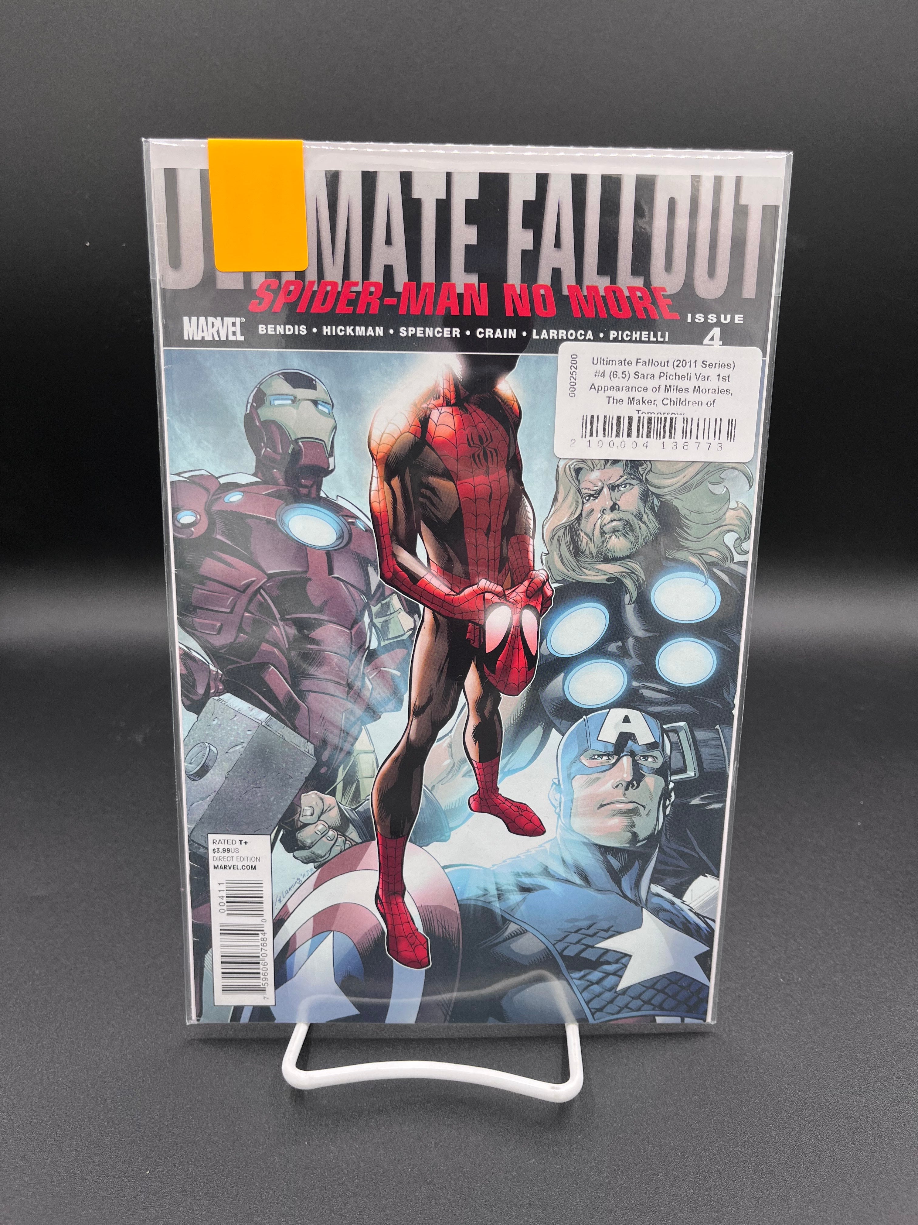 Ultimate Fallout (2011 Series) #4 (6.5) Sara Picheli Var. 1st Appearance of Miles Morales, The Maker, Children of Tomorrow