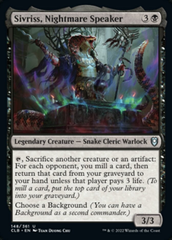 Sivriss, Nightmare Speaker (CLB-U)