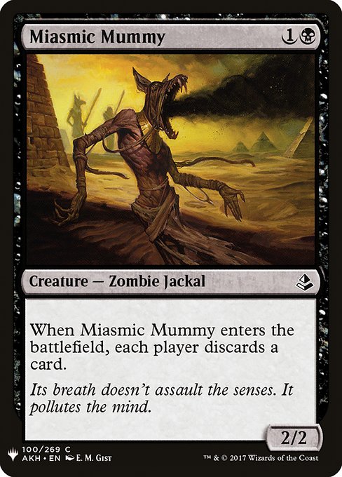 Miasmic Mummy [Mystery Booster #0711] (AKH-C)