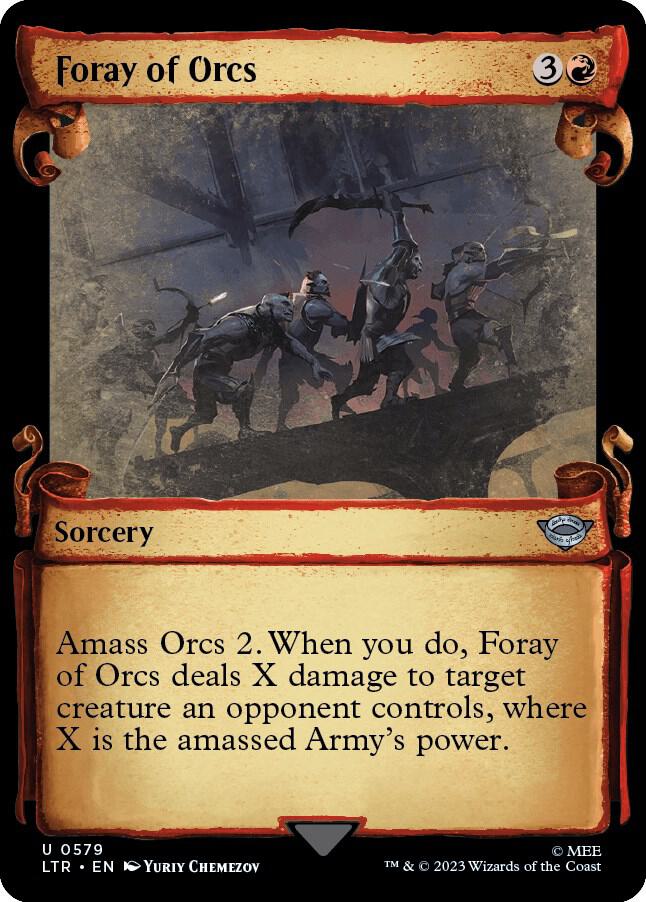Foray of Orcs [#0579 Showcase Scrolls] (LTR-U)