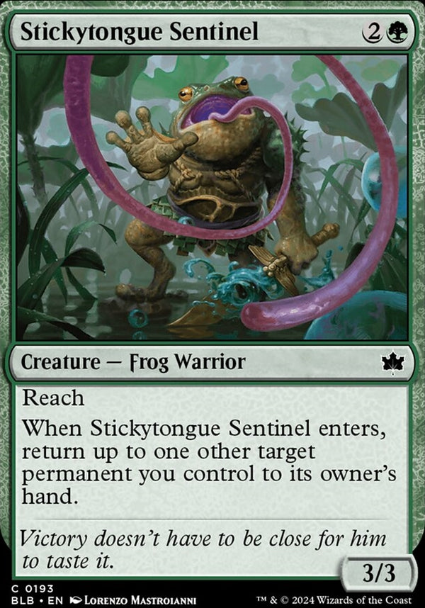 Stickytongue Sentinel [#0193] (BLB-C-FOIL)