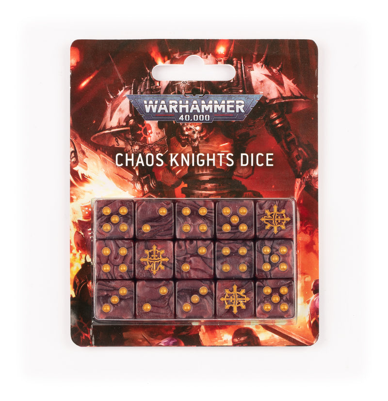 Citadel Hobby: Dice Set - 40K: Chaos Knights (9th)