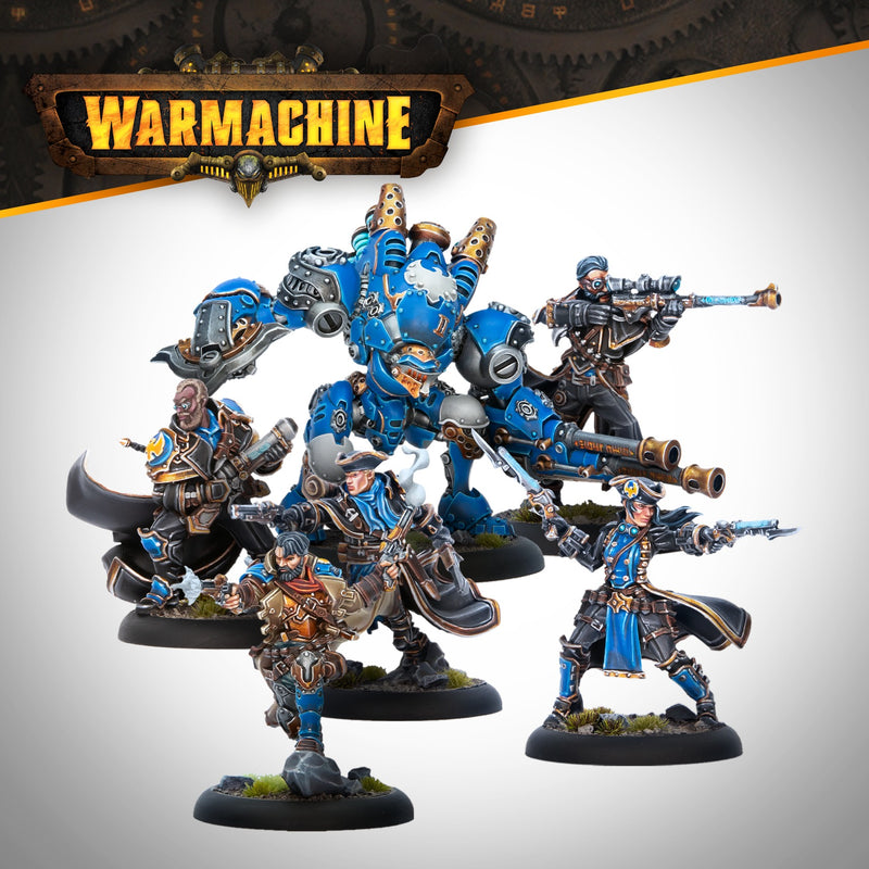 Warmachine MKIV (STEIK-CKSS154): Two Player Starter Set - Khador vs Cygnar (Release Date: 11.27.24)