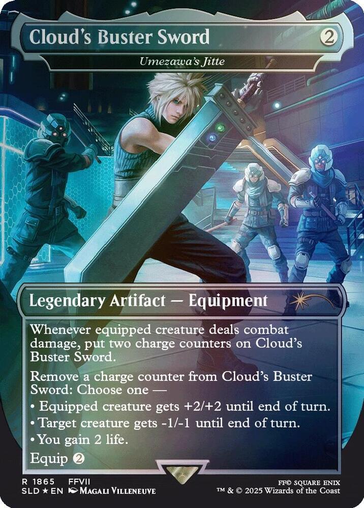 Cloud's Buster Sword - Umezawa's Jitte [#1865] (SLD-R-FOIL)