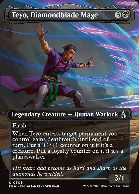 Teyo, Diamondblade Mage [ #0306 Borderless Echoed Pairs ] (FRA-U)