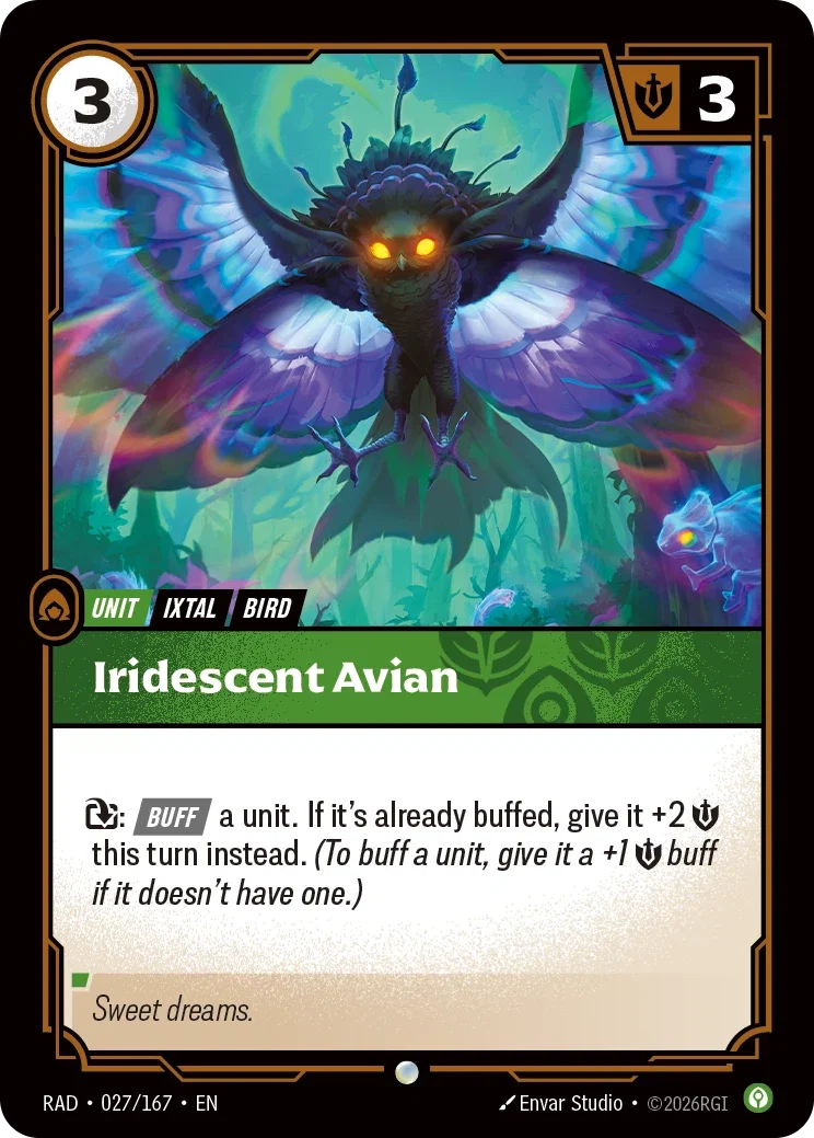 Iridescent Avian - 027/167 (RAD) Common