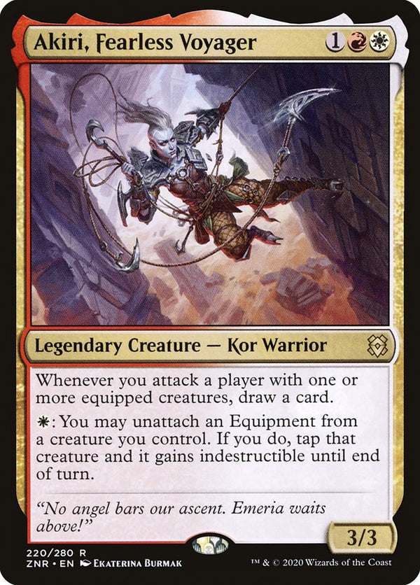 Akiri, Fearless Voyager (ZNR-R-FOIL)